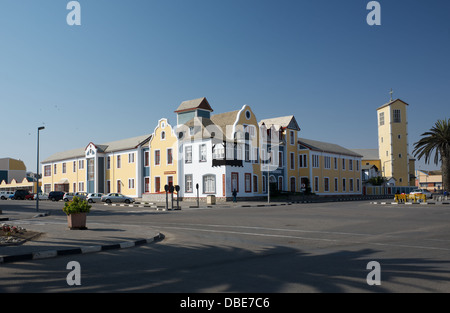 Germanico edifici dallo stile di Swakopmund Namibia Africa Foto Stock