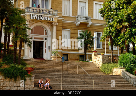 Parchi hotel promenade di Opatija Quarnaro Croazia Europa Foto Stock