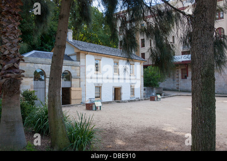 Cadman's Cottage rocce Sydney New South Wales NSW Australia Foto Stock