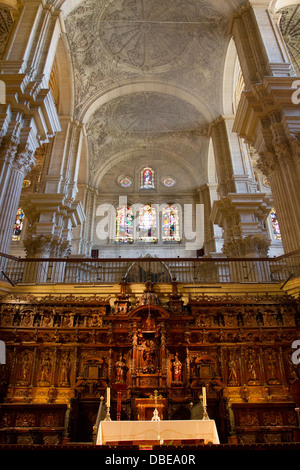 La Encarcación Cattedrale, nota come la manquita, Málaga, Andalucía, Spagna. Foto Stock