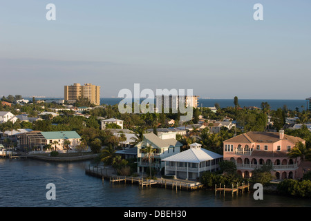 SKYLINE Fort Myers Beach Florida USA Foto Stock