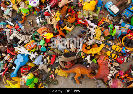 Giocattoli, Merced Swap Meet, Merced, California, Stati Uniti Foto Stock