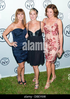 Jill Zarin, Sonja Morgan e Marino deLesseps sesta annuale 'Made in NY' Awards tenutosi a Gracie Mansion New York City, Stati Uniti d'America - 06.06.11 - Arrivi Foto Stock