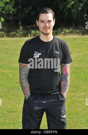 Matt Willis Virgin Active London Triathlon - photocall tenutosi a Virgin Active, Bromyard Avenue. Londra, Inghilterra - 07.06.11 Foto Stock