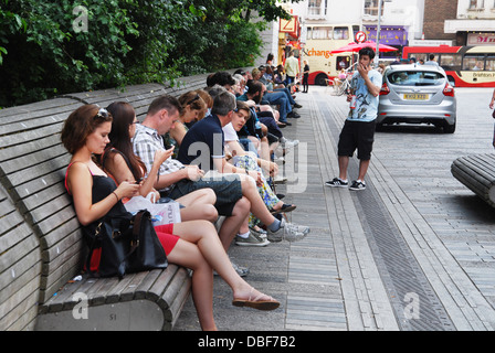 North Laine District Brighton Regno Unito Foto Stock