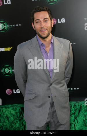 Zachary Levi Los Angeles Premiere della Warner Bros Foto "Lanterna Verde" tenutasi presso il Grauman's Chinese Theatre di Los Angeles, California - 15.06.11 Foto Stock