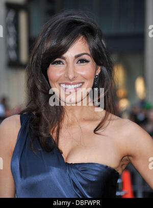 Sarah Shahi Los Angeles Premiere della Warner Bros Foto "Lanterna Verde" tenutasi presso il Grauman's Chinese Theatre di Los Angeles, California - 15.06.11 Foto Stock