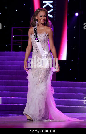 Miss Kentucky USA Kia Hampton 2011 Miss USA concorrenza preliminare presso il Teatro delle Arti dello Spettacolo presso il Planet Hollywood Resort and Casino Las Vegas, Nevada - 15.06.11 Foto Stock