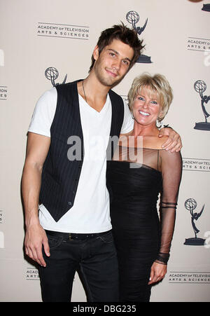 Casey Jon Deidrick, Judi Evans Academy of Television Arts and Sciences giorno Emmy Nominee ricevimento al SLS Hotel a Beverly Hills Beverly Hills, la California - 16.06.11 Foto Stock