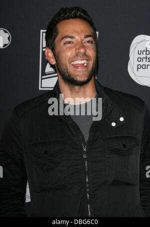 Zachary Levi Montblanc presenta West Coast del debutto del 24 ora riproduce tenutosi presso il Molo 59 studios di Santa Monica, California - 18.06.11 Foto Stock