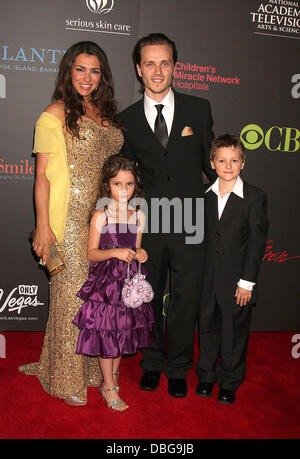 Jonathan famiglia Jackson , arrivando al giorno Emmy Awards all'Hilton Hotel e Casino - tappeto rosso. Las Vegas, Nevada - 19.06.11 Foto Stock