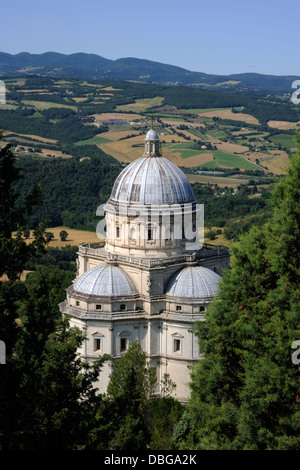 Italia, Umbria, Todi, Santa Maria della consolazione Foto Stock