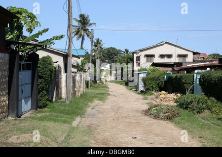 Il quartiere Mtopanga di Mombasa, in Kenya. Foto Stock