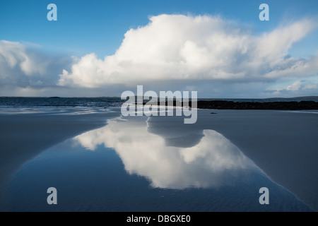 Traigh Hornais Beach, North Uist, Ebridi Esterne, Scozia Foto Stock