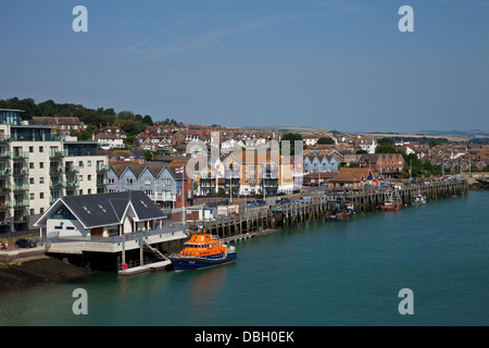 Il porto di Newhaven, Sussex, Inghilterra Foto Stock