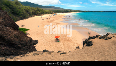 Makena Beach, Maui, Hawaii Foto Stock