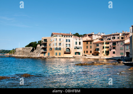 Francia Saint St Tropez Vecchio Porto Costa Azzurra Foto Stock