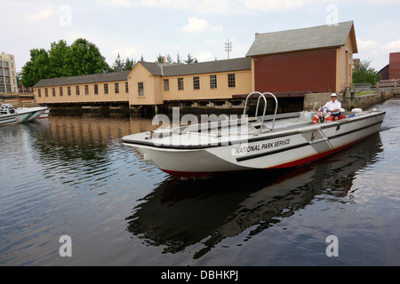 Lowell National Historical Park segno Foto Stock