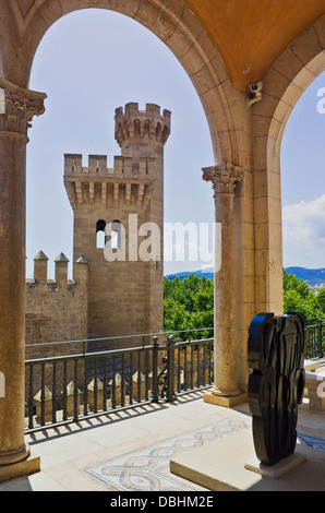 Consagra scultura al Palau Marzo, Palma de Mallorca Foto Stock