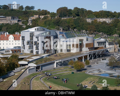 Edificio del Parlamento scozzese di Holyrood Foto Stock