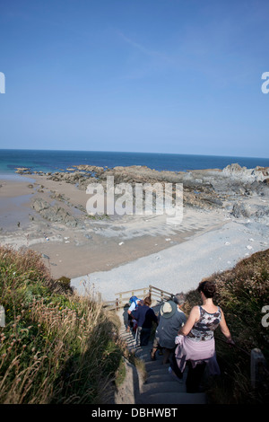 Spiaggia di rockham passi north devon Foto Stock