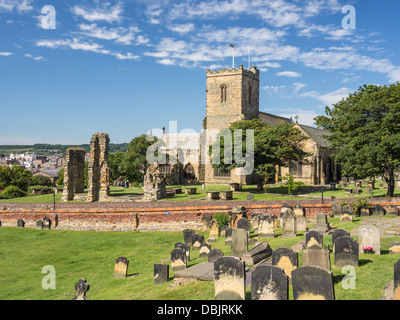 Chiesa parrocchiale di S. Maria Scarborough Yorkshire Regno Unito Foto Stock