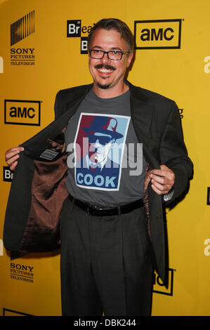 Vince Gilligan Premiere di 'rottura' cattiva stagione quattro detenuti presso il ristorante cinese 6 teatri di Los Angeles, California - 28.06.11 Foto Stock