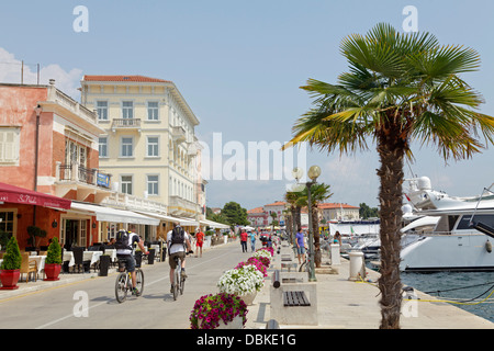 Porto, Parenzo in Istria, Croazia Foto Stock