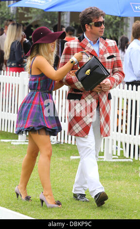 Nick Knowles il Duca di Essex Polo Trofeo al Parco Gaynes, Epping Essex, Inghilterra - 09.07.11, Foto Stock