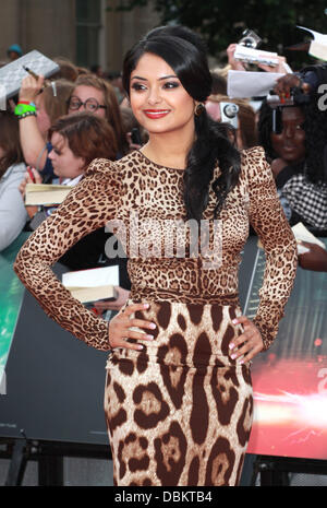 Afshan Azad "Harry Potter ed il Deathly Hallows - Parte 2 " Premiere Mondiale arrivi - Londra, Inghilterra - 07.07.11 Foto Stock