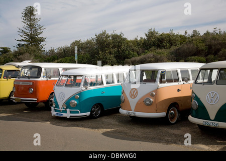 Volkswagen camper a Palm Beach,Sydney , Australia Foto Stock