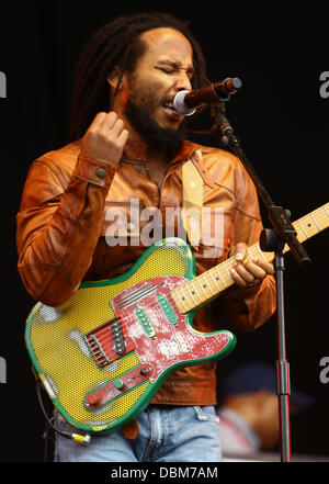 Ziggy Marley Lovebox festival festival presso il Victoria Park - Giorno 2 di Londra - Inghilterra - 16.07.11 Foto Stock