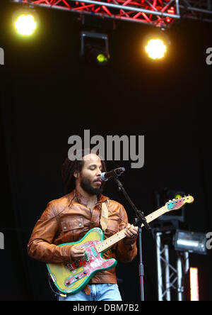 Ziggy Marley Lovebox festival festival presso il Victoria Park - Giorno 2 di Londra - Inghilterra - 16.07.11 Foto Stock