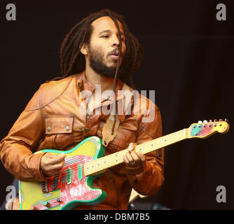 Ziggy Marley Lovebox festival festival presso il Victoria Park - Giorno 2 di Londra - Inghilterra - 16.07.11 Foto Stock