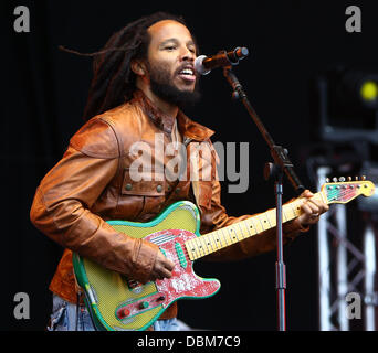 Ziggy Marley Lovebox festival festival presso il Victoria Park - Giorno 2 di Londra - Inghilterra - 16.07.11 Foto Stock