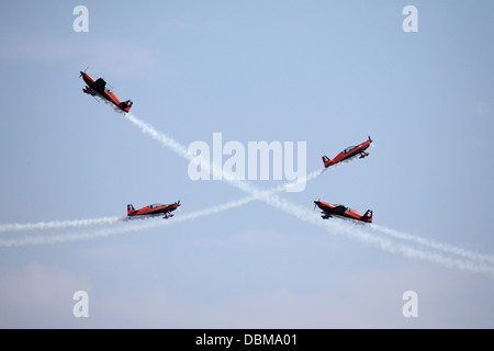 Le lame battenti al 2013 Sunderland Airshow internazionale. Foto Stock