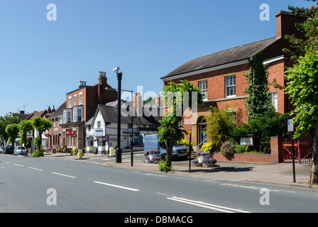 High Street Henley in Arden, Warwickshire Foto Stock