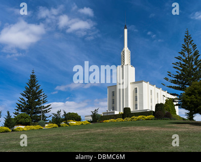 Dh Tempio mormone HAMILTON NUOVA ZELANDA Chiesa di Gesù Cristo dei Santi degli Ultimi Giorni Foto Stock