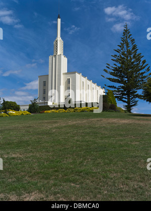 Dh Tempio mormone HAMILTON NUOVA ZELANDA Chiesa di Gesù Cristo dei Santi degli Ultimi Giorni Foto Stock