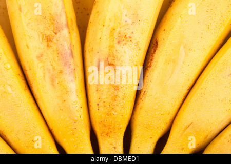 Banana mazzetto background closeup testurizzato Foto Stock