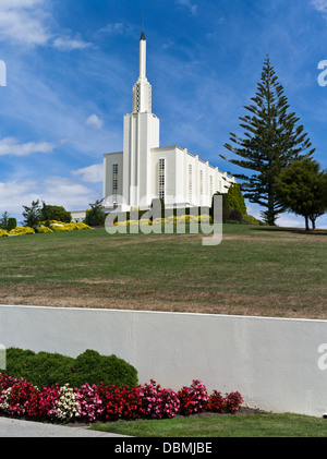 Dh Tempio mormone HAMILTON NUOVA ZELANDA Chiesa di Gesù Cristo dei Santi degli Ultimi Giorni Foto Stock