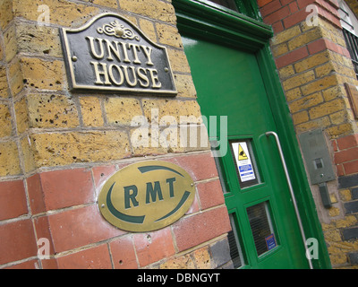 RMT Unione Unity House 39 Chalton Street London NW1 1JD. Foto Stock