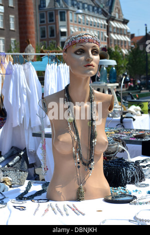 Pressione di stallo di mercato, Copenhagen City Hall Square, Copenhagen, Danimarca. Foto Stock