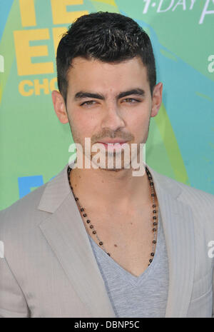 Joe Jonas 2011 Teen Choice Awards tenutosi al Gibson Anfiteatro - Arrivi CITTÀ UNIVERSALE, California - 07.08.11 Foto Stock