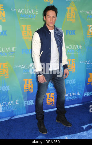 Michael Trevino 2011 Teen Choice Awards tenutosi al Gibson Anfiteatro - Arrivi CITTÀ UNIVERSALE, California - 07.08.11 Foto Stock