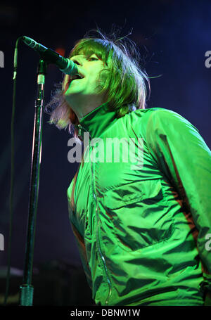 Beady Eye eseguire live at Somerset House, Londra, UK, 12 Luglio 2011 Foto Stock