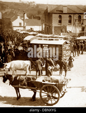 Ballyclare May Fair periodo Vittoriano Foto Stock