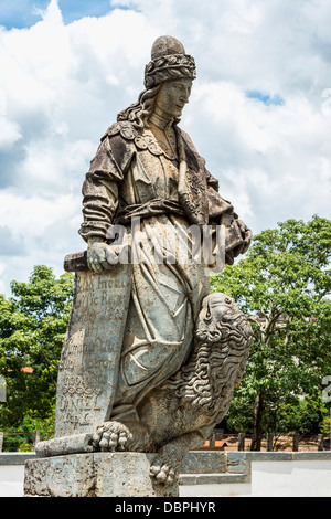 Santuario de Bom Jesus de Matosinhos, Aleijandinho capolavoro, Congonhas do Campo, Minas Gerais, Brasile Foto Stock