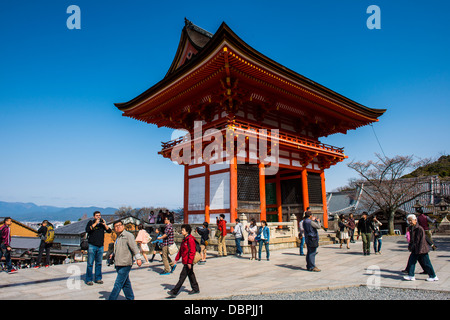 Kiyomizu-dera tempio buddista, Sito Patrimonio Mondiale dell'UNESCO, Kyoto, Giappone, Asia Foto Stock