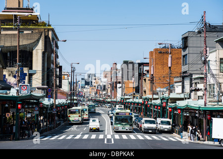 Scena di strada, Kyoto, Giappone, Asia Foto Stock